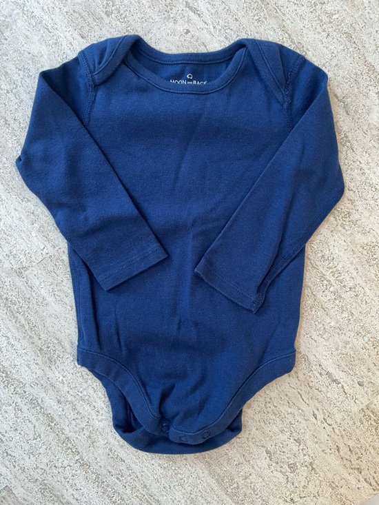 Hanna Andersson Other - Hanna Andersson Navy Blue Long Sleeve Baby Bodysuit